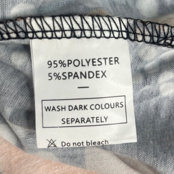 Ofeefan Striped Polka Dot Short Sleeve Top Womens XXL Orange Black New - Picture 7 of 10